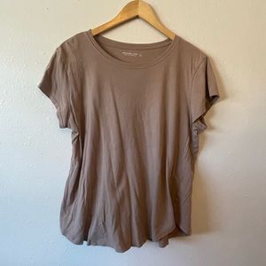 Soft A&F Beige T-Shirt
